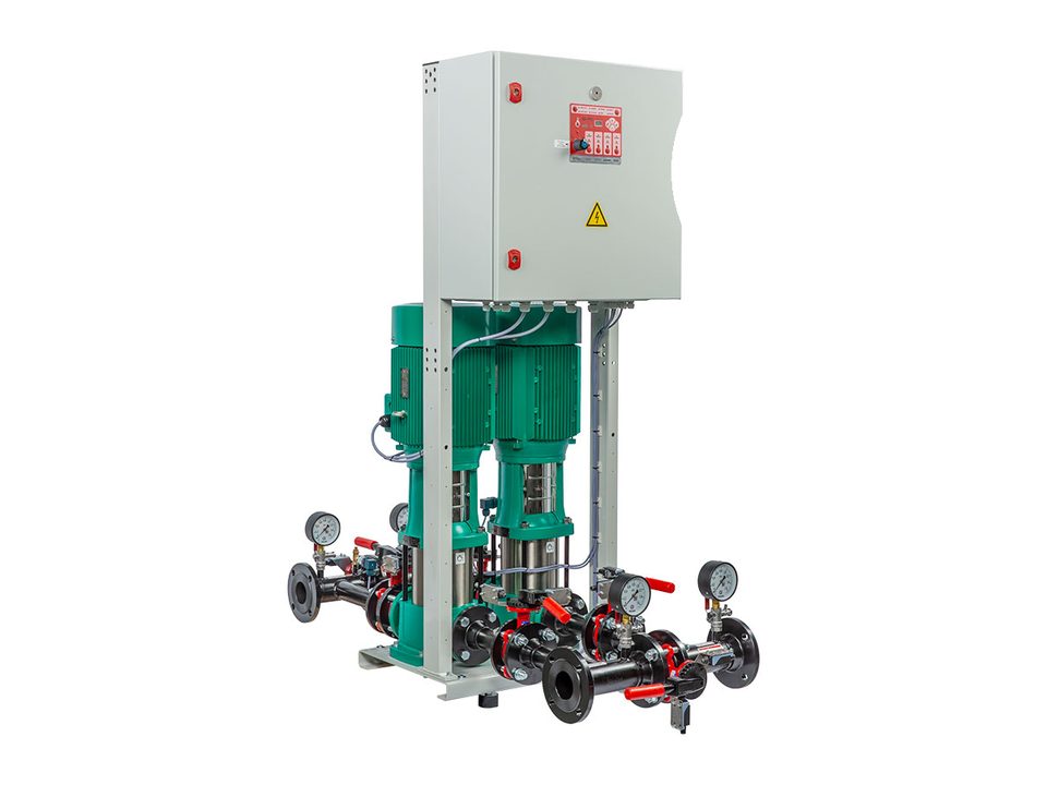 Насосная установка пожаротушения Wilo CO-2 MVL 2003/SK-FFS-R, 2 насоса и шкаф управления